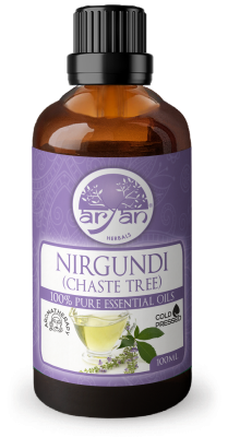 Aryan Nirgundi (Chaste Tree) Oil 100ML – 100% Pure Essential Oils
