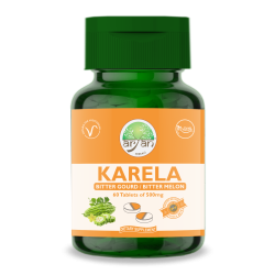 Aryan Herbals Karela Tablets (Bitter Gourd/Bitter Melon) 60 Tablets of 500 MG