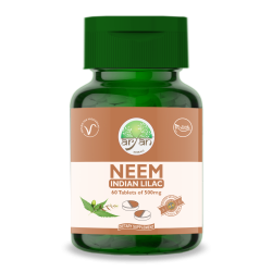 Aryan Herbals Neem Tablets (Indian Lilac) 60 Tablets of 500 MG
