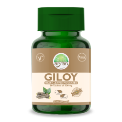 Aryan Herbals Giloy Tablets (Heart Leaved Moonseed) 60 Tablets of 500 MG