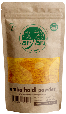 Aryan Amba Haldi Powder or Mango Ginger Powder – 250gm