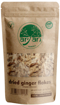 Aryan Dried Ginger Flakes or Sonth – 200 Gm