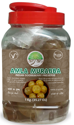 Aryan Amla Murabba (Gooseberry Preserve) 1 Kg
