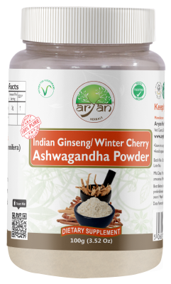 Aryan Ashwagandha (Winter Cherry) Powder 100gm