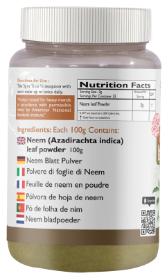 Aryan Neem (Indian Lilac) Powder 100gm