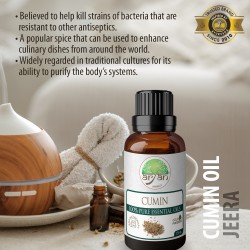 Aryan Cumin (Jeera) Oil 15ML – 100% Pure Essential Oils