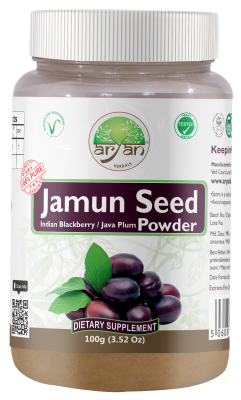 Aryan Jamun Seed (Indian Blackberry) Powder 100gm