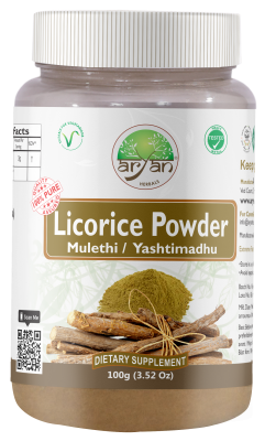 Aryan Licorice (Yastimadhu) Powder 100gm