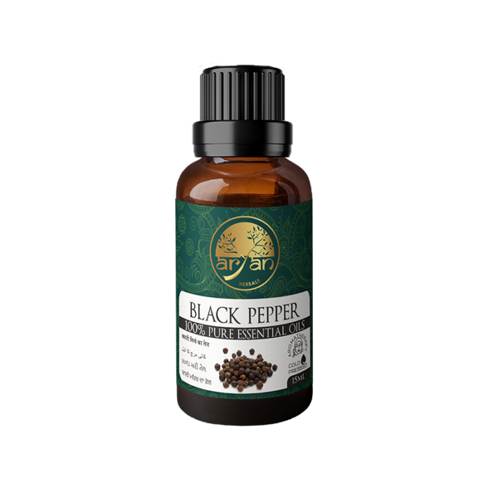Black Pepper 1 Black Pepper Oil