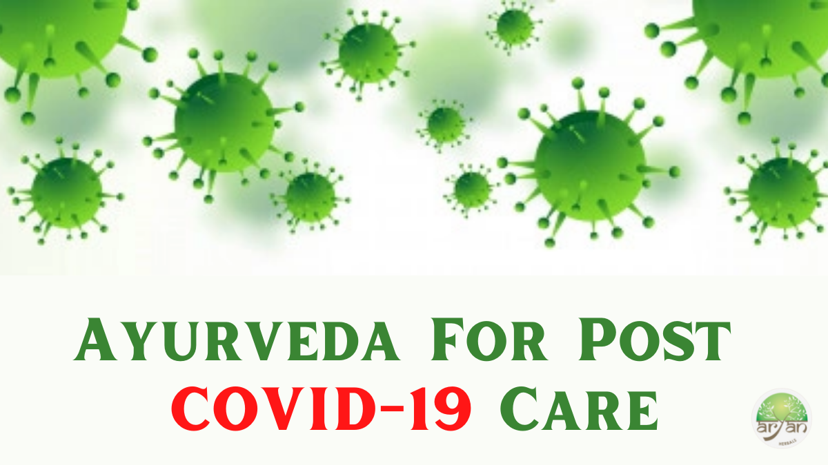 post covid care Aryan Herbals Blog Banner